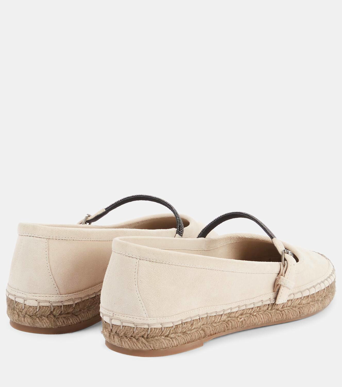 Brunello Cucinelli Monili suede espadrilles