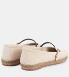 Brunello Cucinelli Monili suede espadrilles