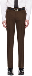 Ernest W. Baker Brown Flared Trousers