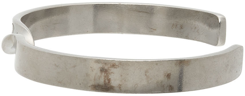 美品Maison Margiela TWIST SILVER BANGLEうでわ - メルカリ