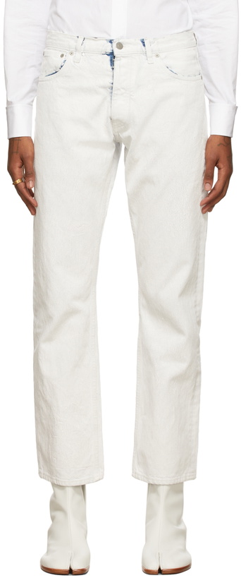 Photo: Maison Margiela White Bianchetto Boyfriend Jeans