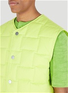 Intreccio Tech Sleeveless Vest in Green