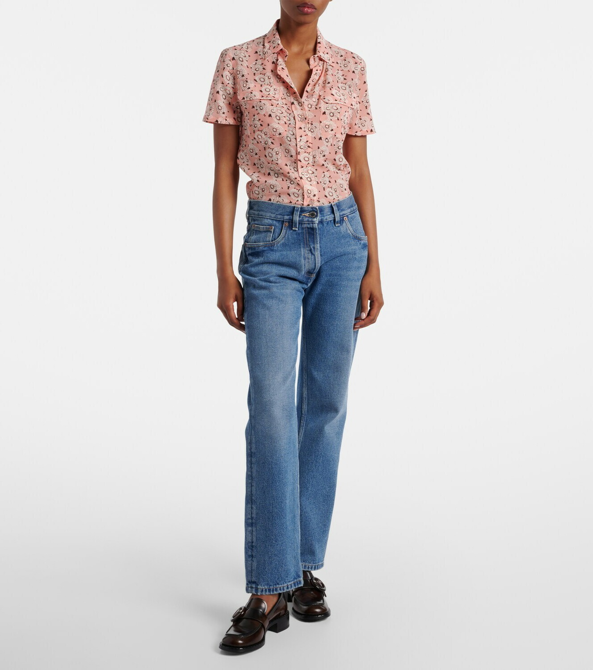 Prada Low-rise straight jeans