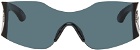 Balenciaga Blue Hourglass Mask Sunglasses