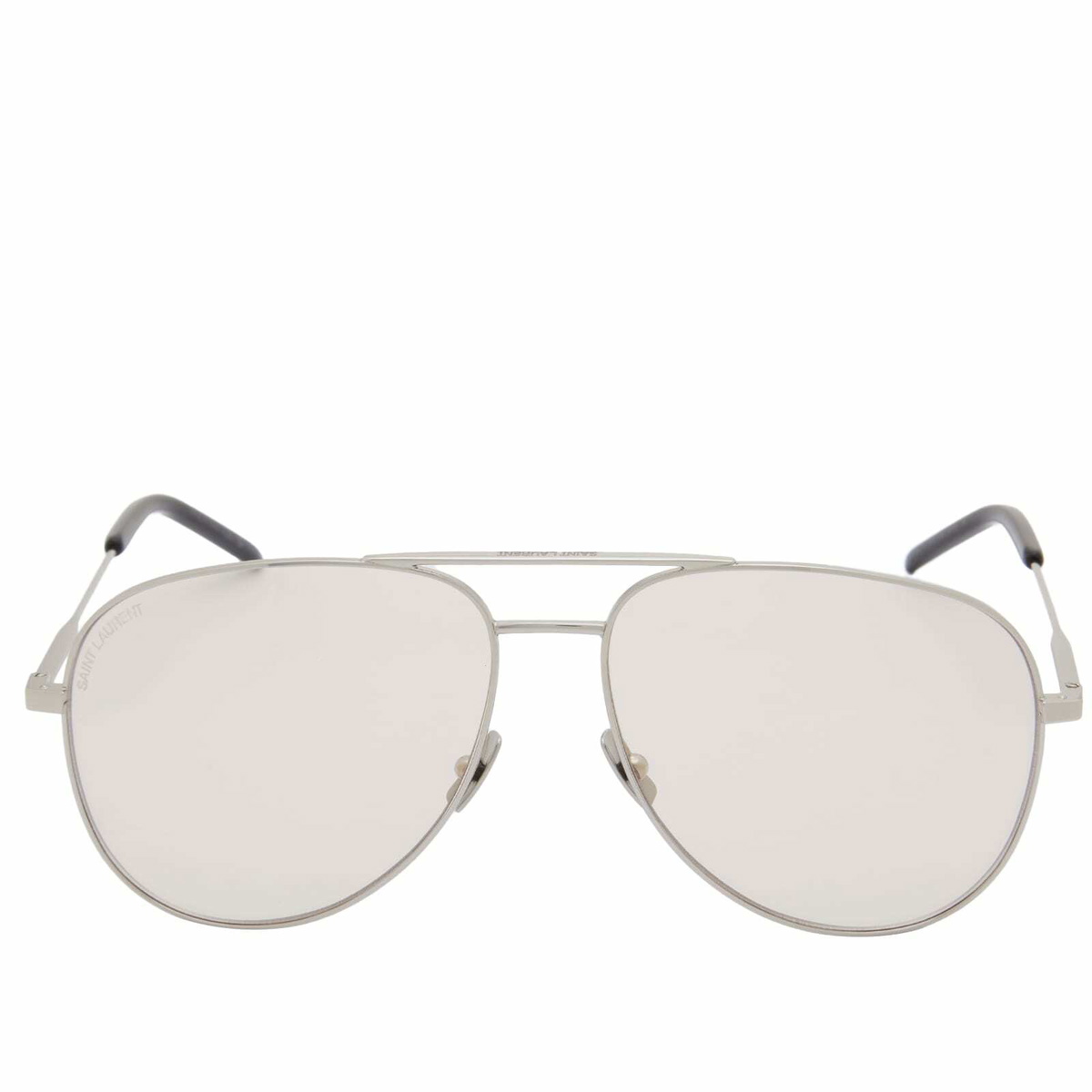 Saint Laurent Sunglasses Saint Laurent CLASSIC 11 Sunglasses in Silver/Yellow 
