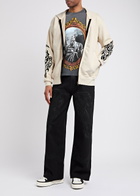 Warren Lotas Serenity Reaper Hooded Cotton Sweatshirt Natural