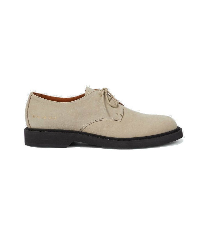 Photo: Common Projects Suede Derby shoes