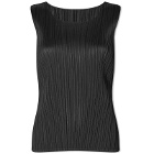 Pleats Please Issey Miyake Women's Basics Pleats Vest in Black