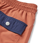 Atalaye - Fregate Short-Length Seaqual Swim Shorts - Orange