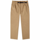Goldwin Men's One Tuck Tapered Stretch Pant in Clay Beige
