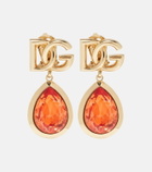 Dolce&Gabbana DG embellished clip-on earrings