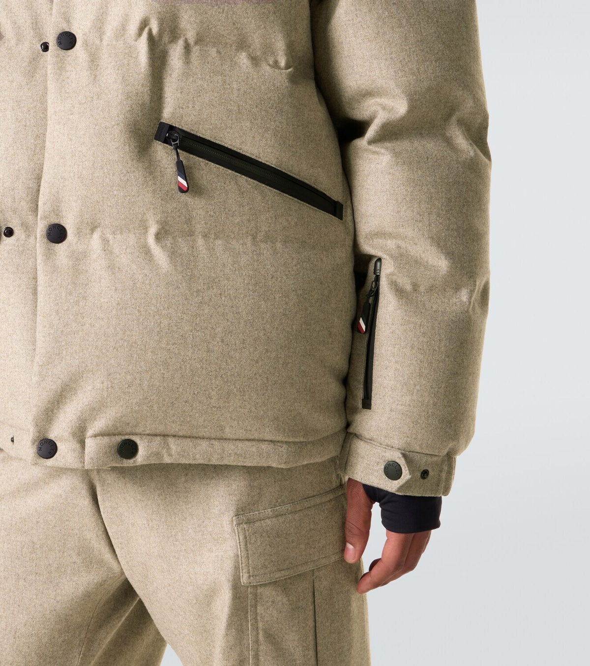 Moncler Grenoble Krun virgin wool down ski jacket