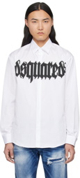 Dsquared2 White Gothic D2 Shirt