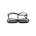 The Row Navy Bare Flat Sandals