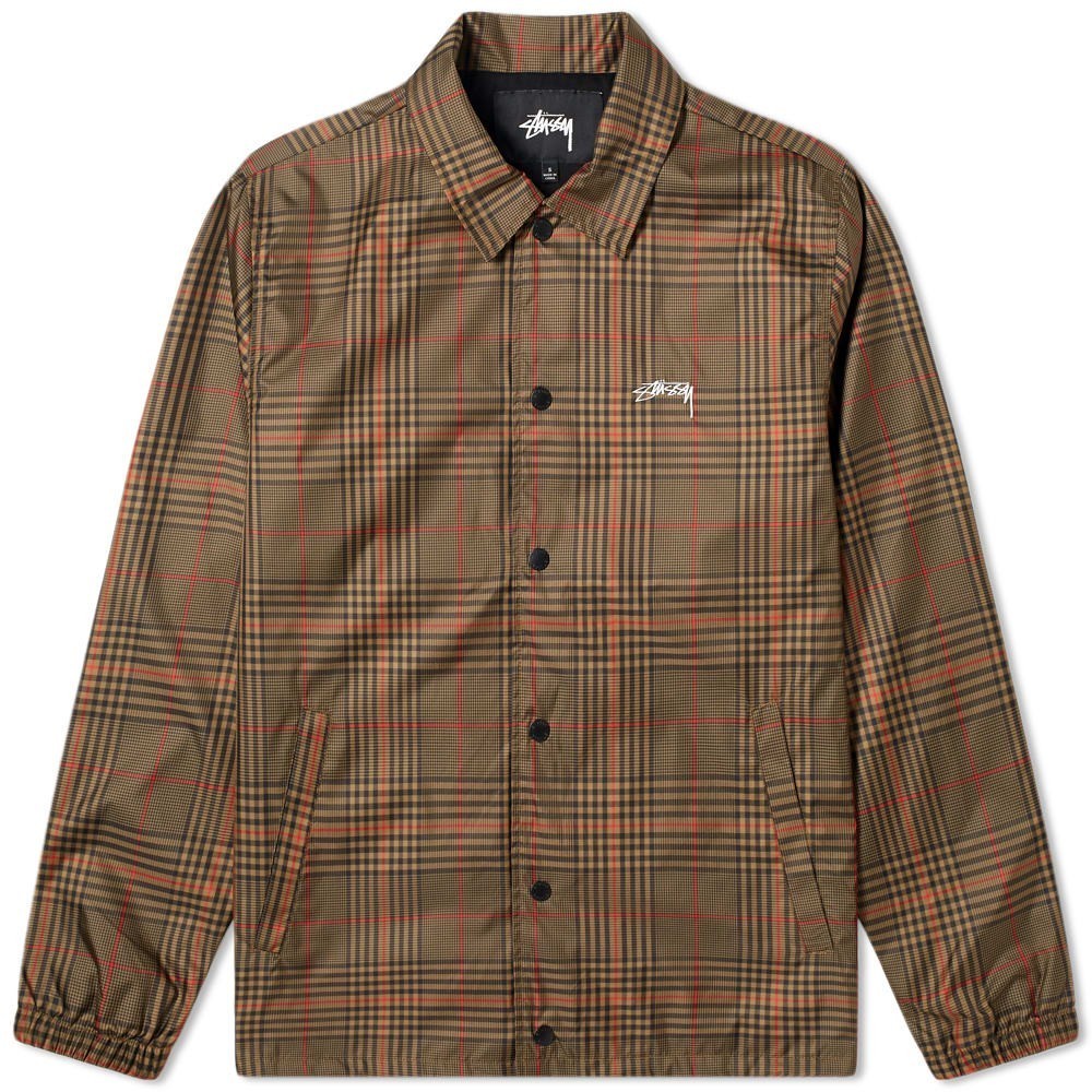 Stussy Plaid Coach Jacket Stussy