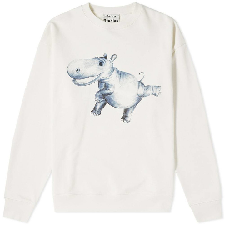 Photo: Acne Studios Hippo Crew Sweat Neutrals