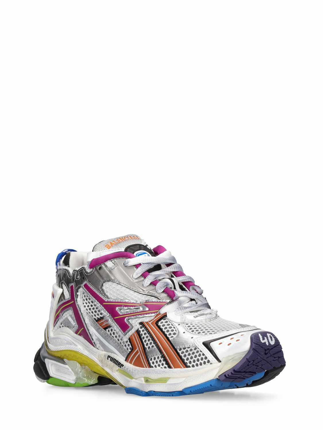 BALENCIAGA - 60mm Runner Mesh & Nylon Sneakers Balenciaga