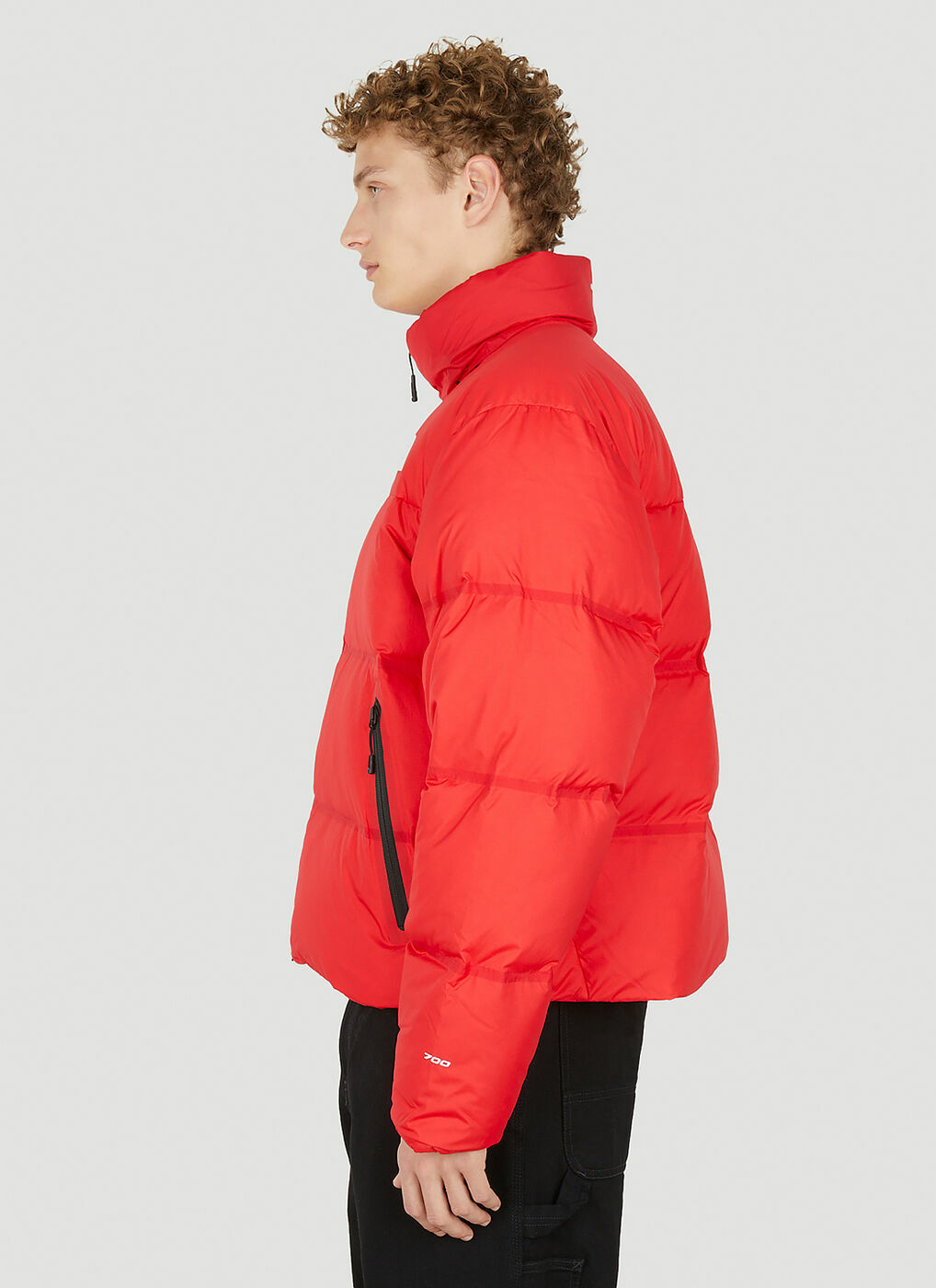 RMST Nuptse Puffer Jacket in Red The North Face
