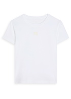 Alexanderwang.t Logo-appliquéd Cotton T-shirt White