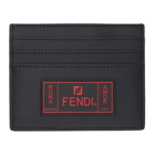 Fendi Black Fendi Fiend Card Holder