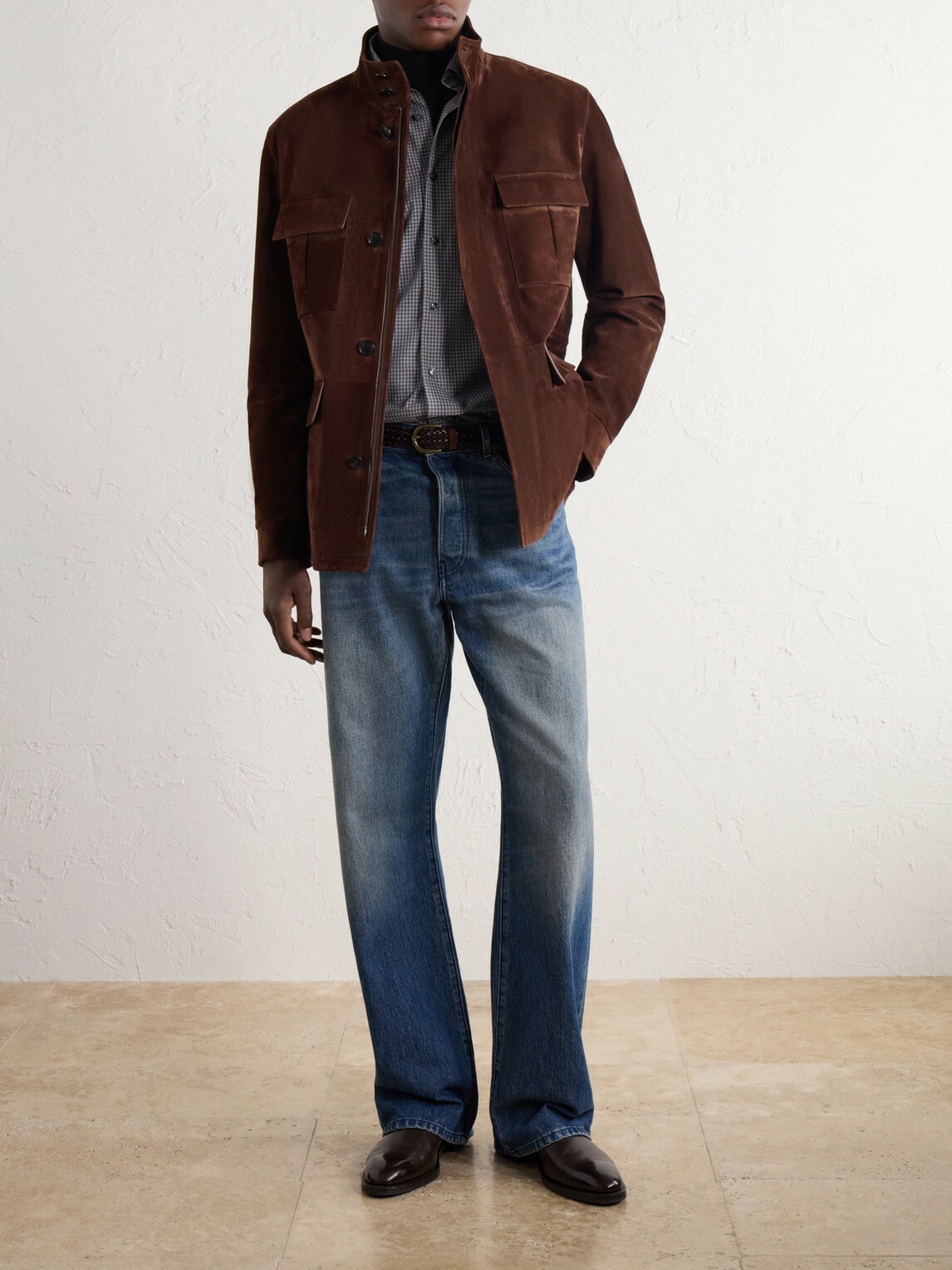 Zegna - Suede Jacket - Brown