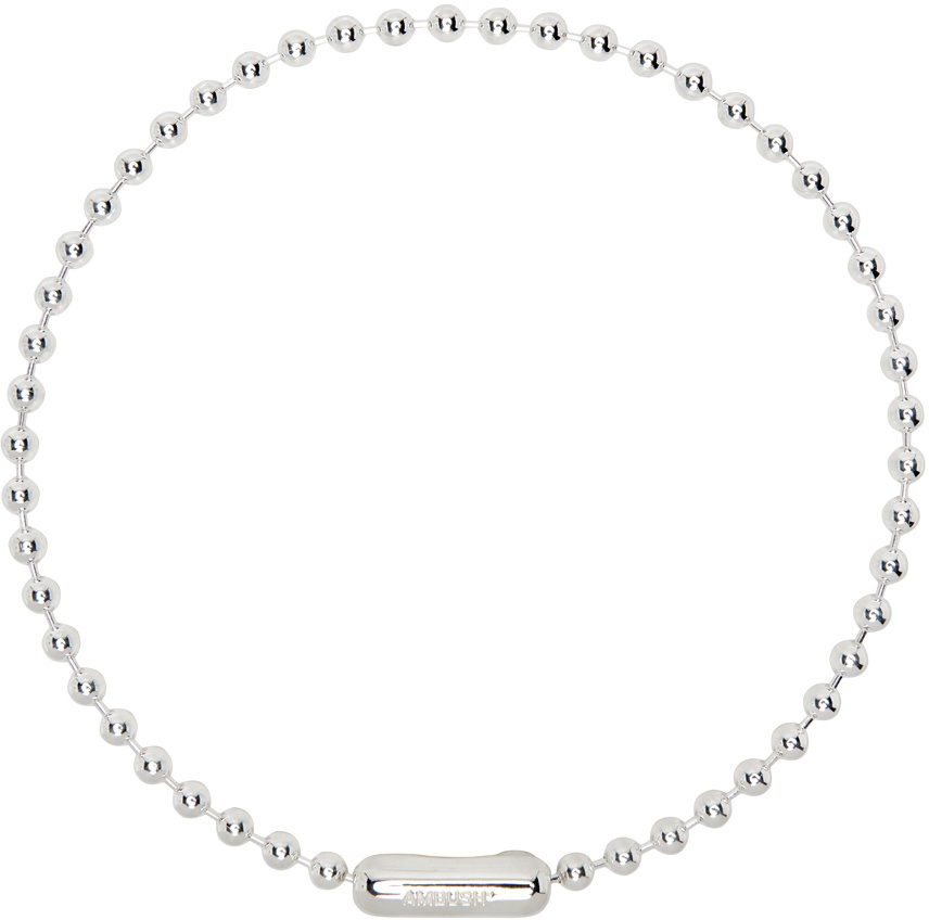 AMBUSH Silver Ball Chain Choker Ambush