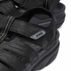 Crocs Yukon Fisherman Sandal in Black