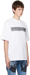 We11done White Distortion T-Shirt