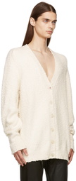 Maison Margiela Off-White Oversized Cardigan