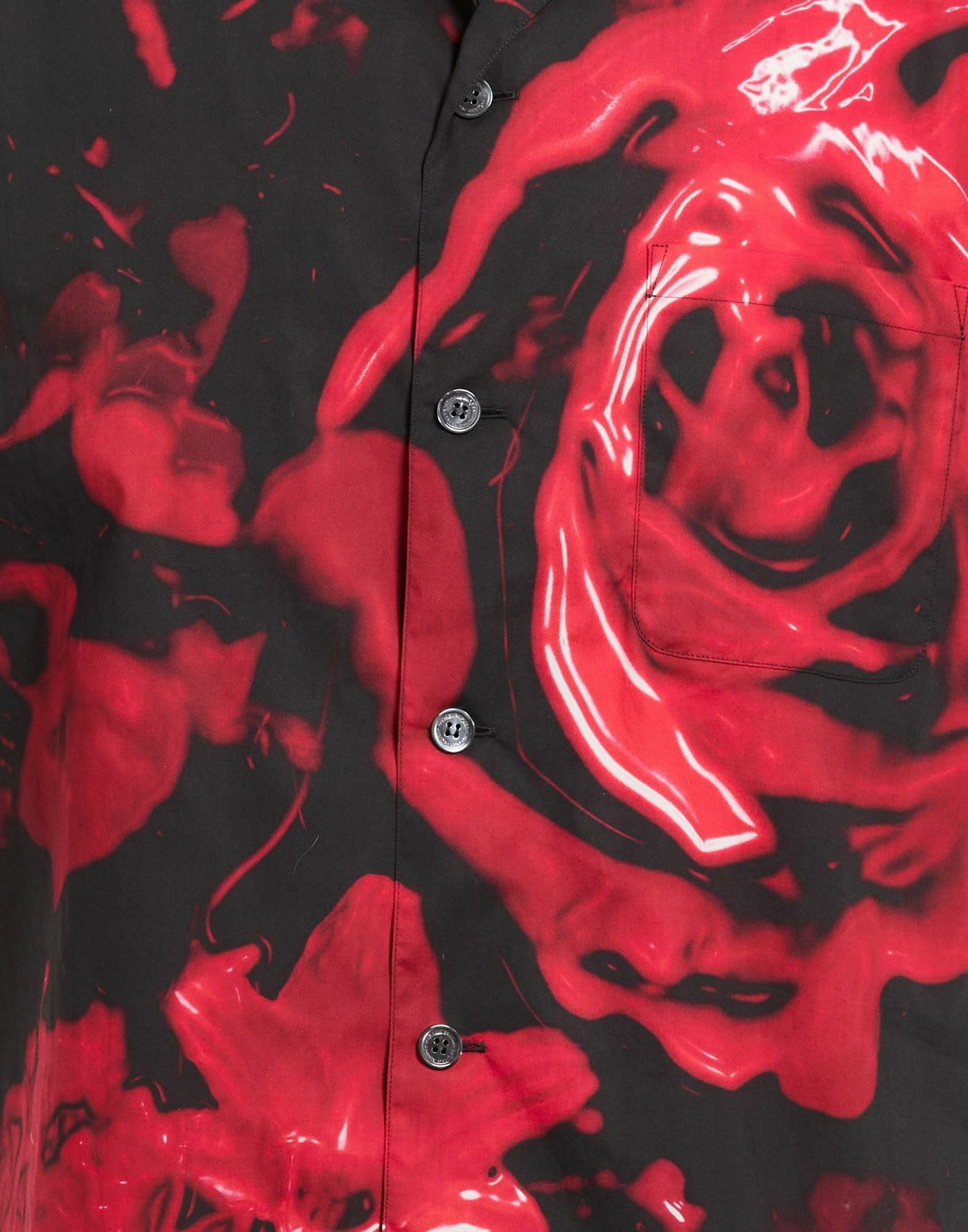 Mcqueen Mens Shirt in Black
