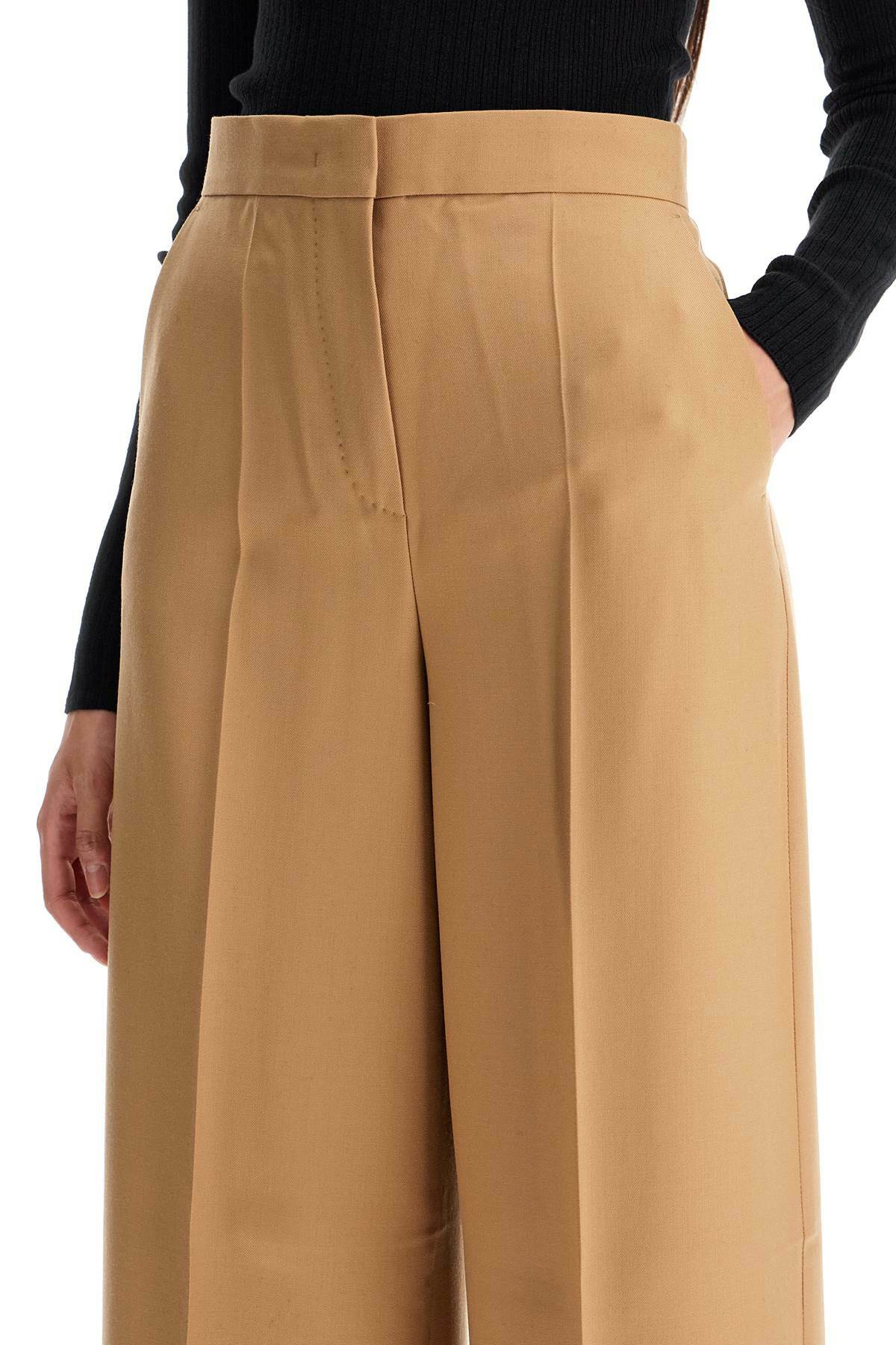 MAX MARA 'senna' wool palazzo pants Beige Max Mara