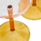 HAY Tint Wine Glass - Set of 2 in Pink/Yellow 