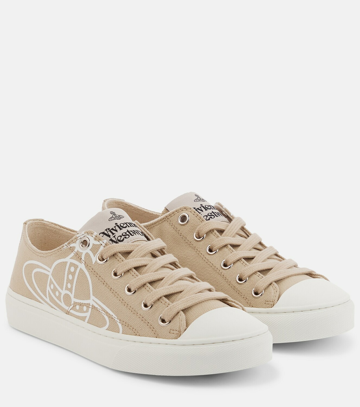 Vivienne Westwood - Plimsoll printed canvas sneakers Vivienne Westwood