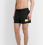 Calvin Klein Underwear - Short-Length Logo-Appliquéd Swim Shorts - Black