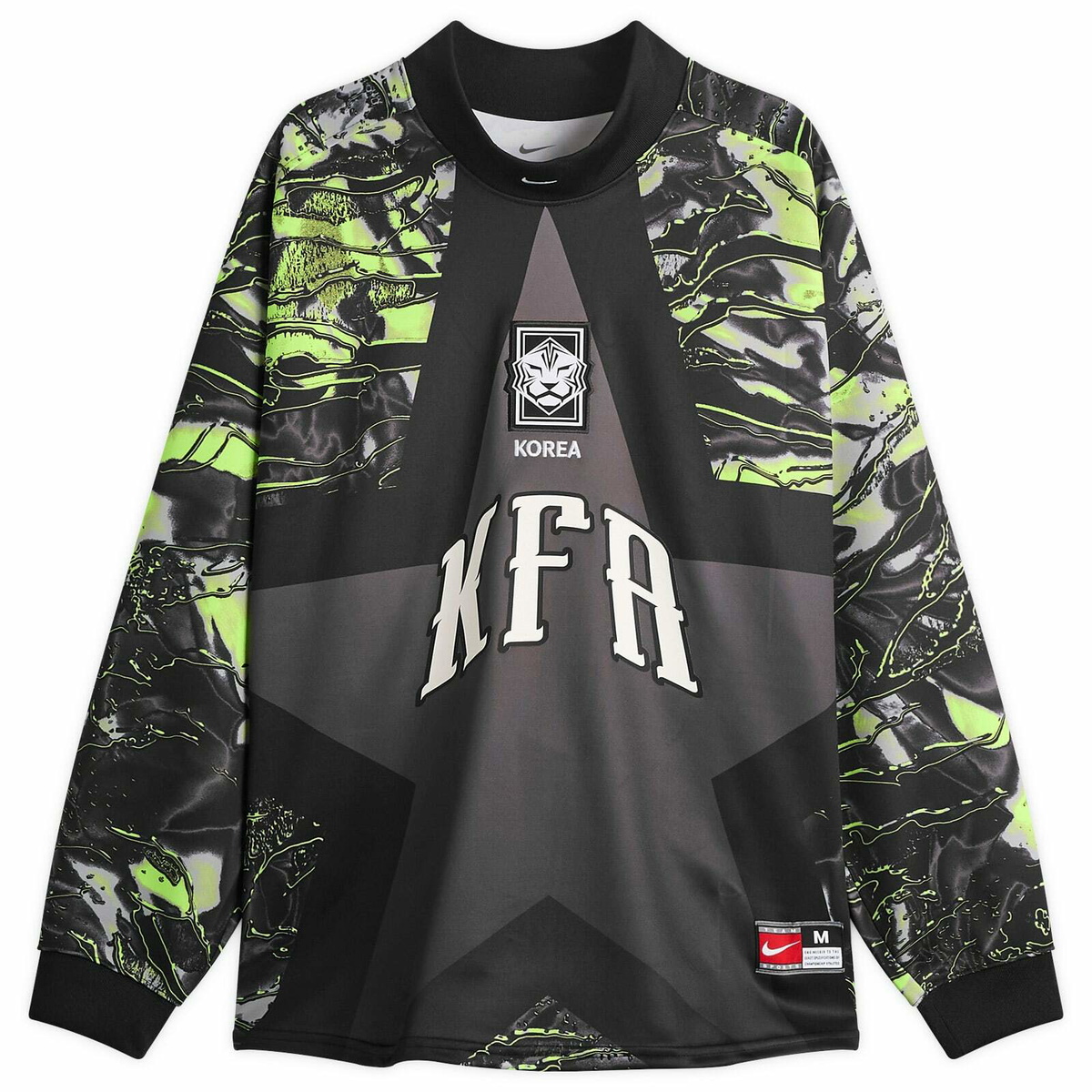 Nike Men's Korea Goalkeeper Shirt in Black/White