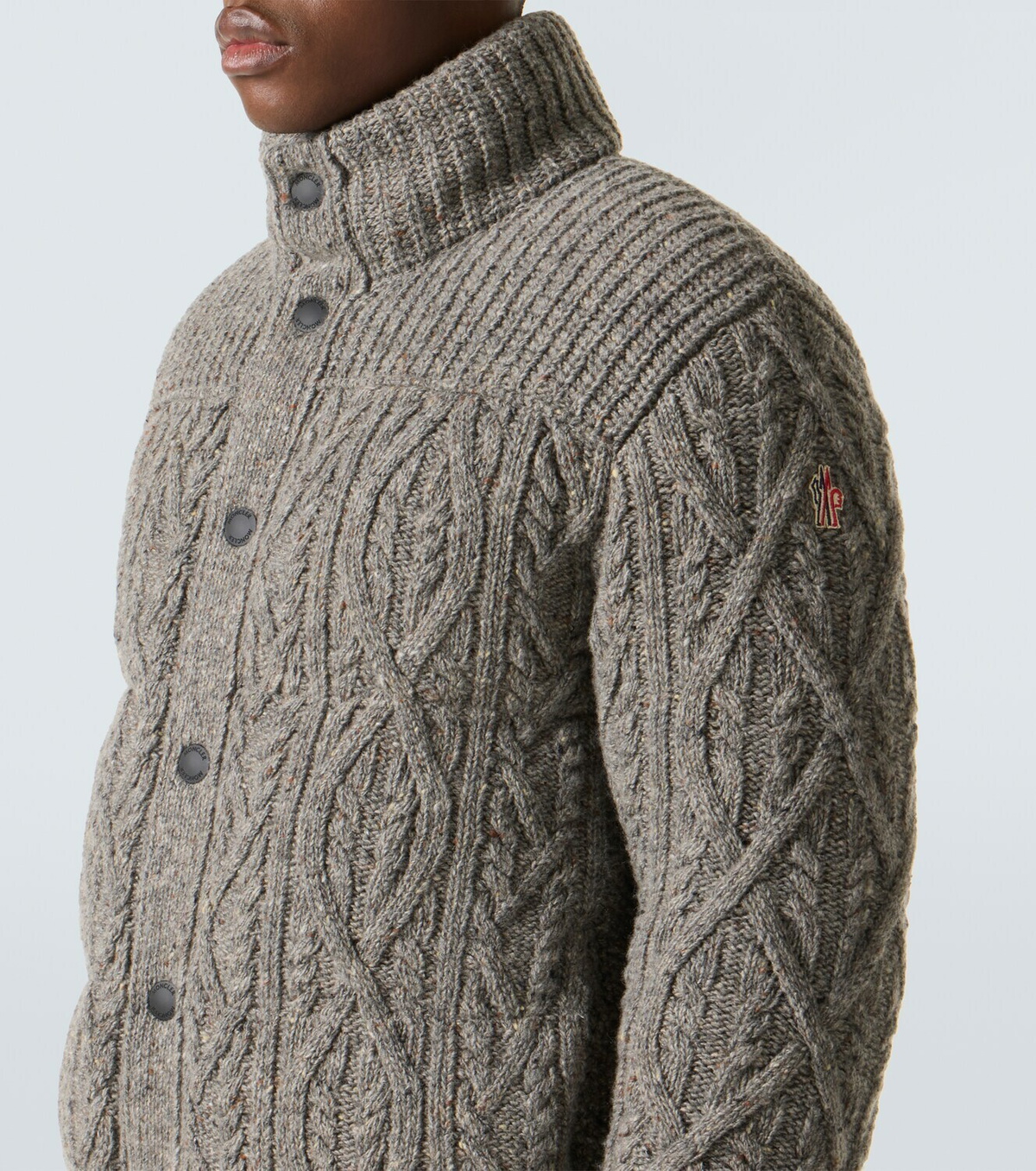 Moncler Grenoble Après Ski virgin wool down jacket