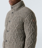 Moncler Grenoble Après Ski virgin wool down jacket