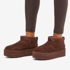 UGG Women's Classic Ultra Mini Platform Boot in Burnt Cedar