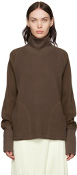 Nicholas Daley Brown Paneled Turtleneck