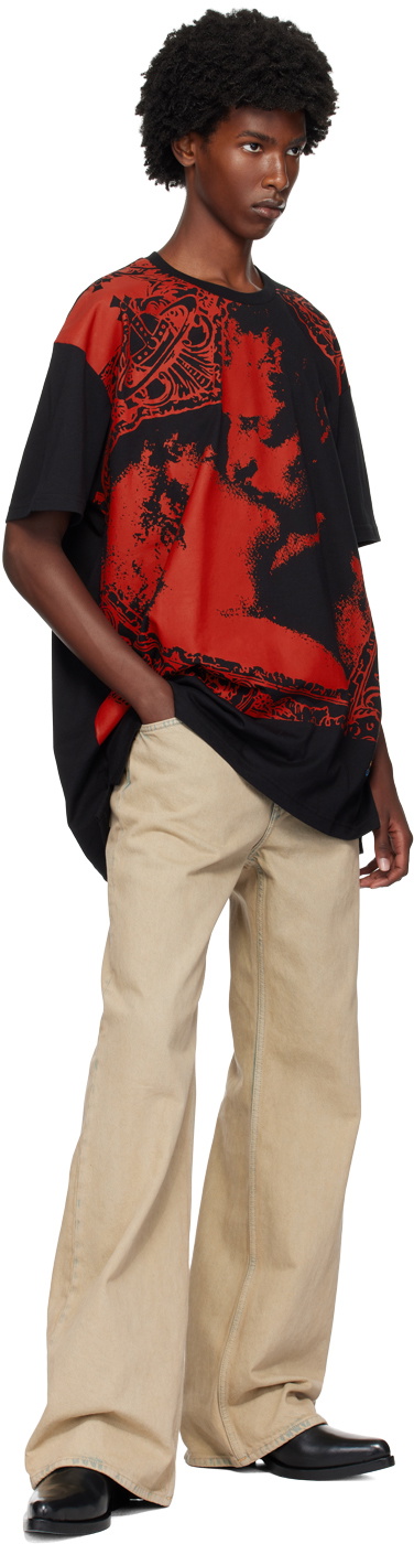 Vivienne Westwood Black Kiss Oversized T-Shirt Vivienne Westwood