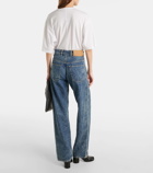 MM6 Maison Margiela Mid-rise straight jeans