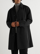 Zegna - Reversible Wool-Twill and Shell Coat - Black