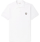 Alexander McQueen - Cotton-Piqué Polo Shirt - White