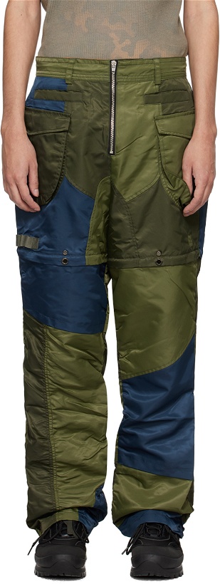 Photo: Andersson Bell Khaki & Navy Detachable Cargo Pants