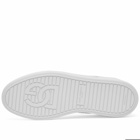Dolce & Gabbana Men's Saint Tropez Perforated Leather Sneakers in White