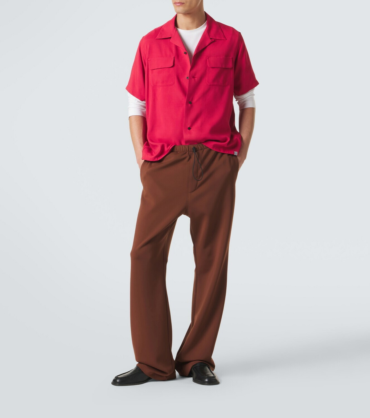 Acne Studios Jersey straight pants Acne Studios