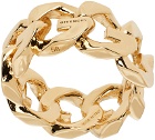 Givenchy Gold G Chain Ring