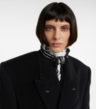 Balenciaga - BB logo jacquard silk scarf