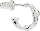 TAKAHIROMIYASHITA TheSoloist. Silver Bone Shaped S Single Earring