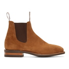 R.M. Williams Brown Suede Blaxland Chelsea Boots